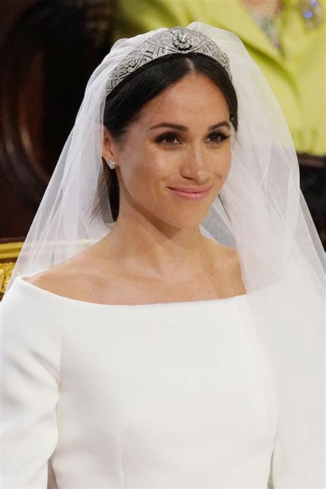 Meghan Markle wears Givenchy wedding dress to marry Prince .